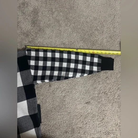 Rachel Zoe Women's Check Print Long Sleeve Crew Neck Sweatshirt
Black Size S - Picture 11 of 11